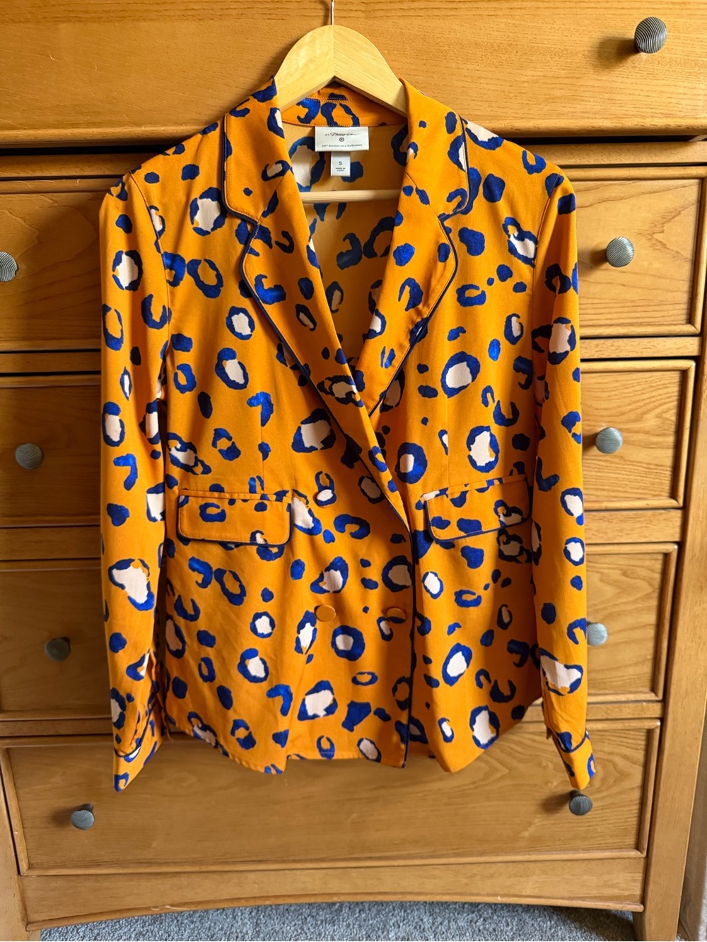 3.1 Phillip Lim For Target Womens Leopard Print Long Sleeve Blazer Size Small
